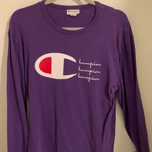 Purple champion long sleeve